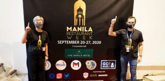 Manila Vice Mayor Isko Moreno and Vice Mayor Honey Lacuna at the launch of Manila Restaurant Week at the Manila Hotel