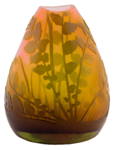 Lot 219: 19th century French Art Nouveau Galle vase