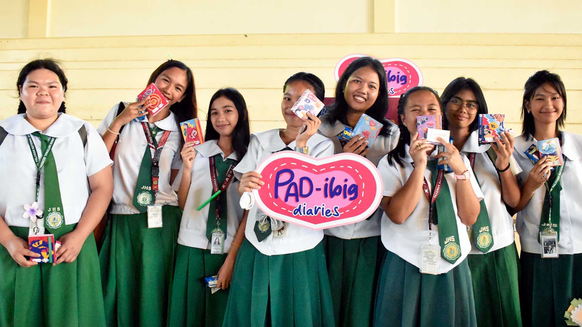 Palawan High School female students joined the Project Roots kick off campaign